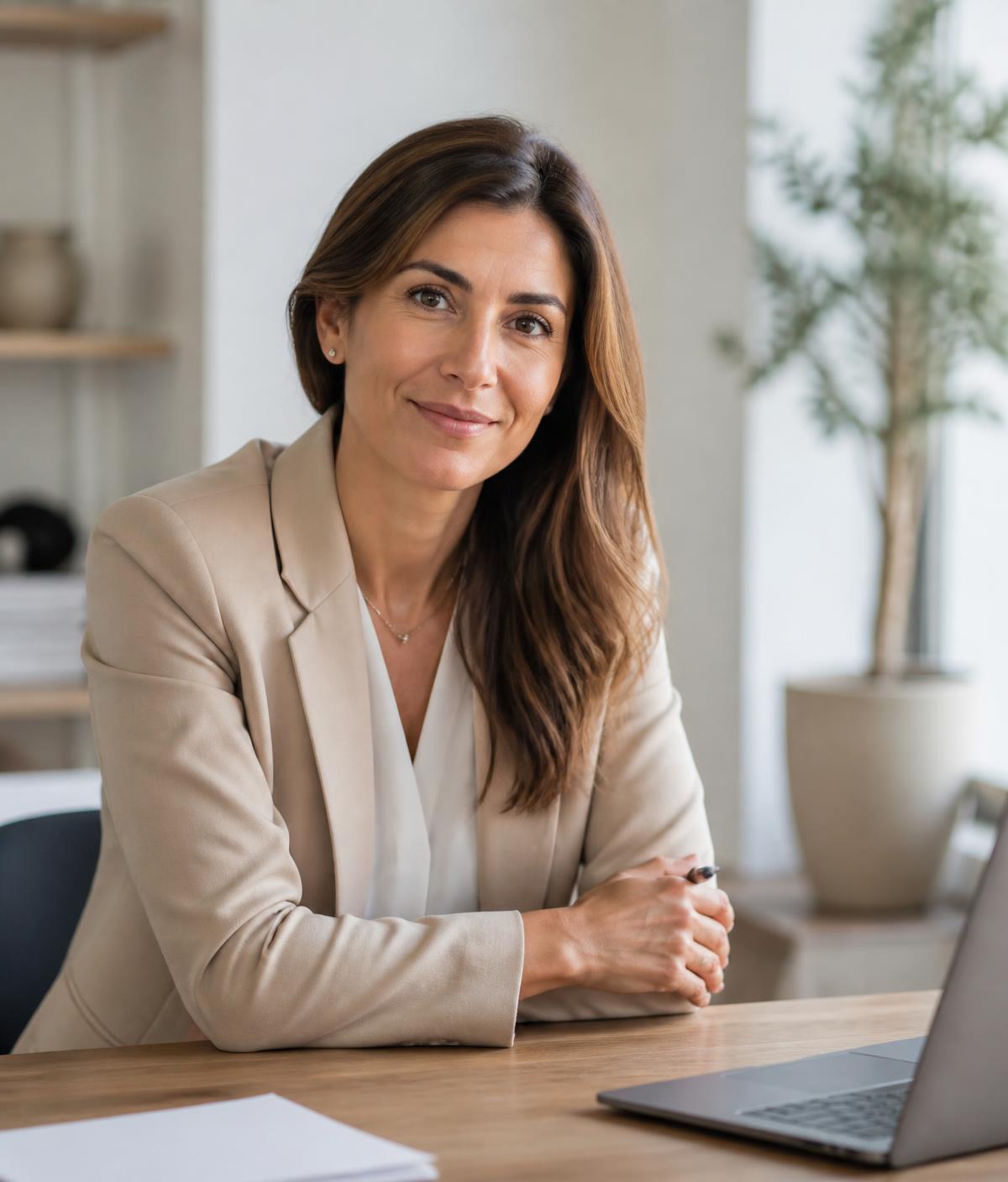 Consultora da JANUTUR Travel Consulting no escritório